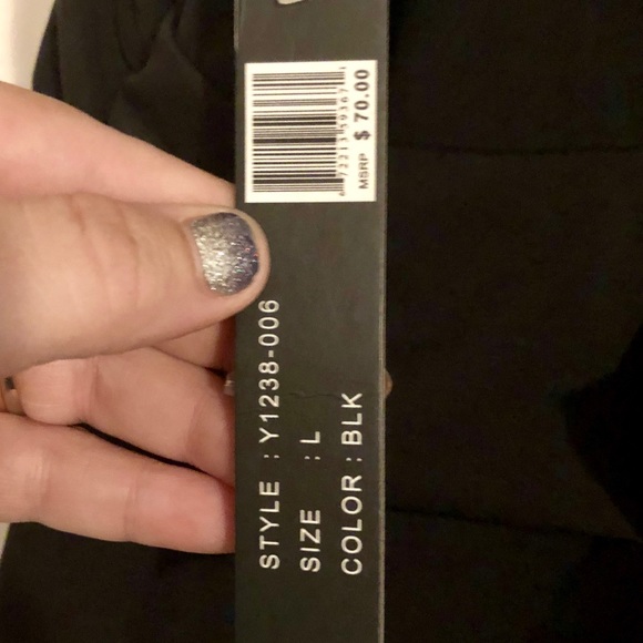 Essentials By Milano Black Cocktail Dress Size L - Picture 3 of 3